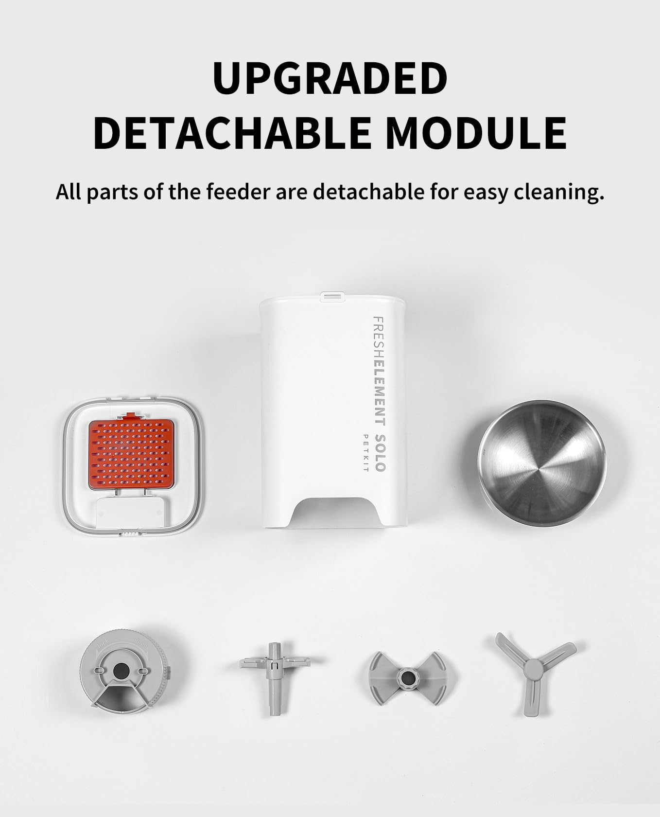PETKIT kibble compatibility shows dry, air dried, and freeze dried options.