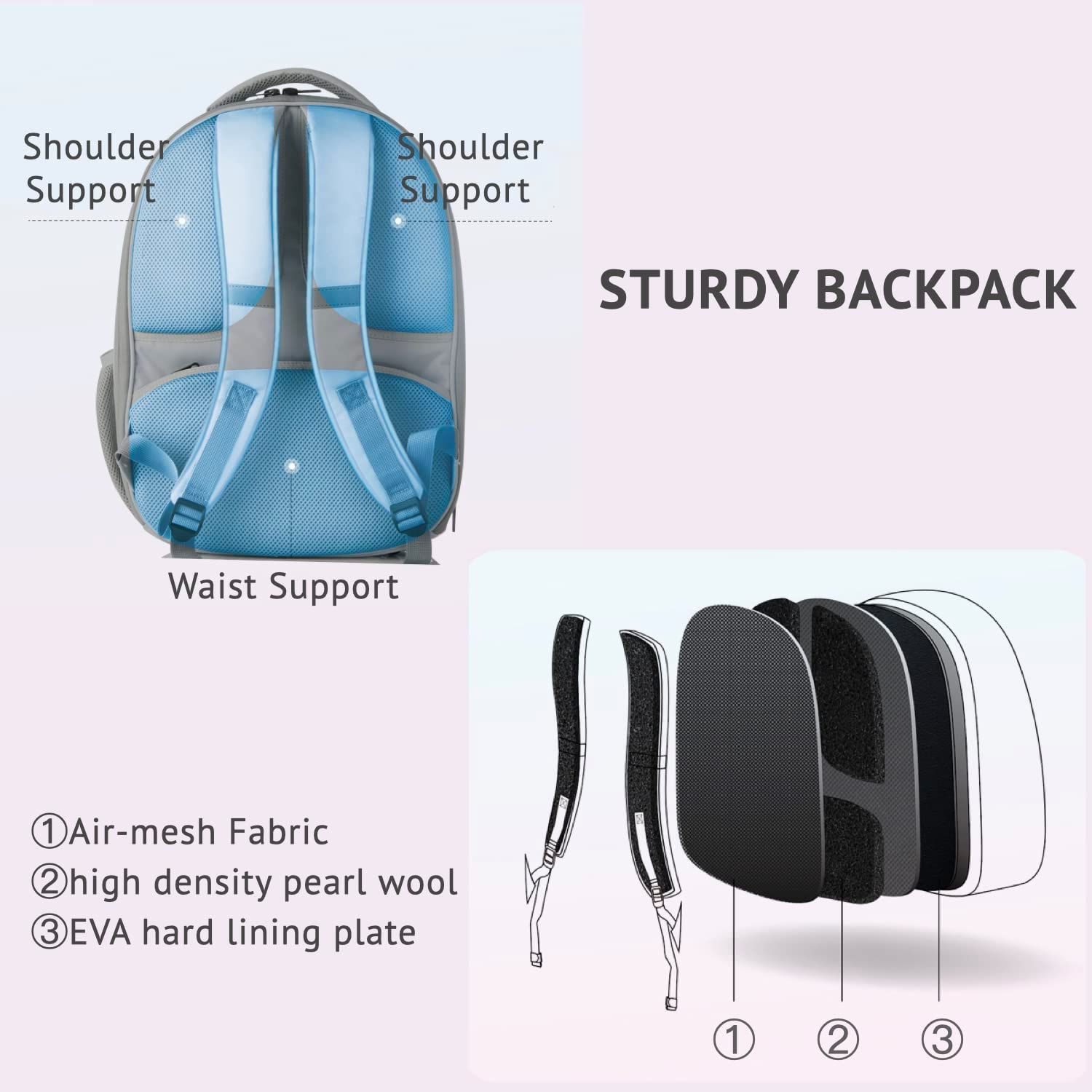 PETKIT Cat Backpack detachable design makes cleaning easy.