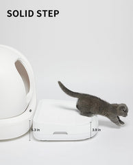 PETKIT Litter Ramp side profile highlights height range for cats