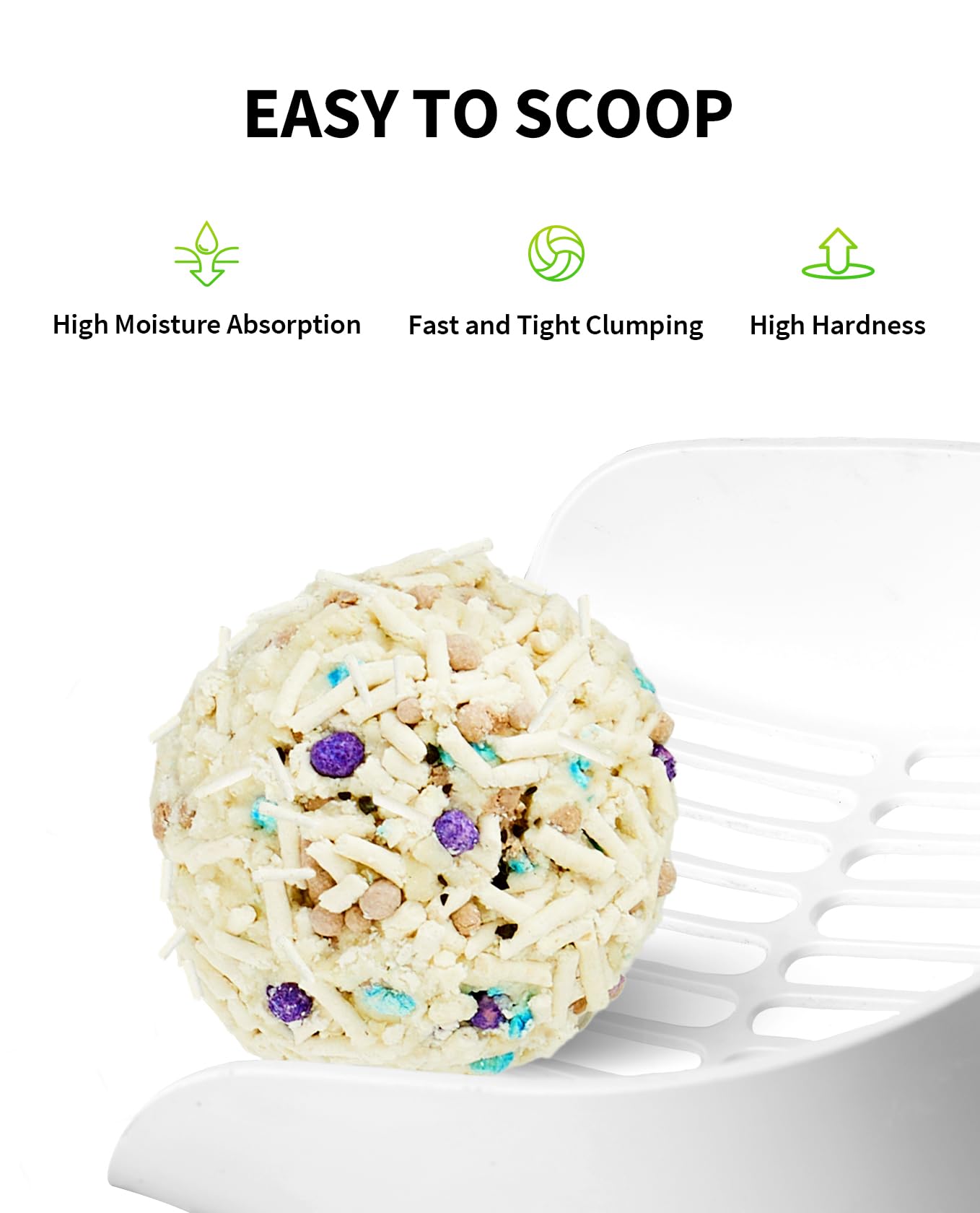 PETKIT ClumpPlus large grain litter reduces tracking for cleaner floors