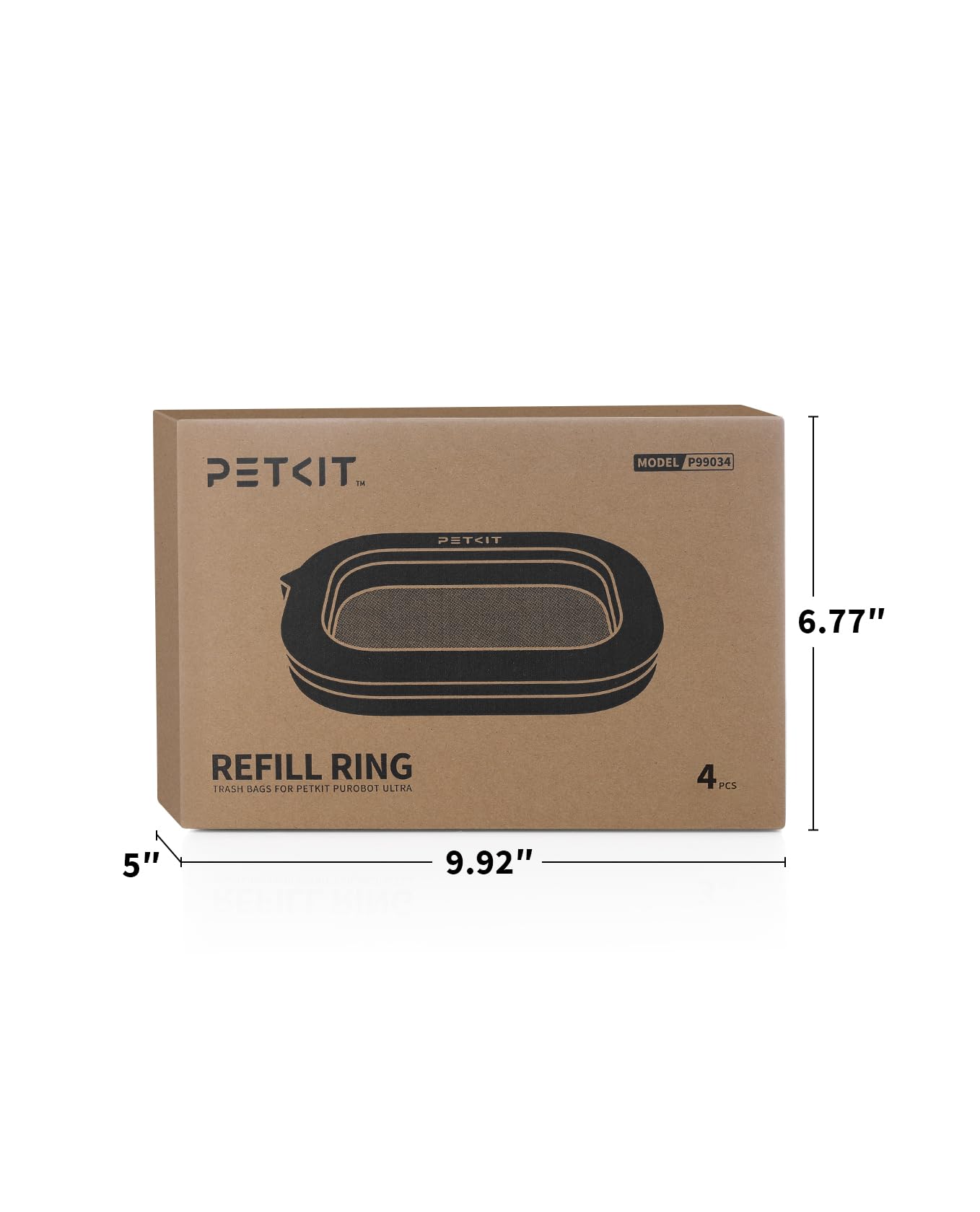 PETKIT easy-install refill ring simplifies replacement.