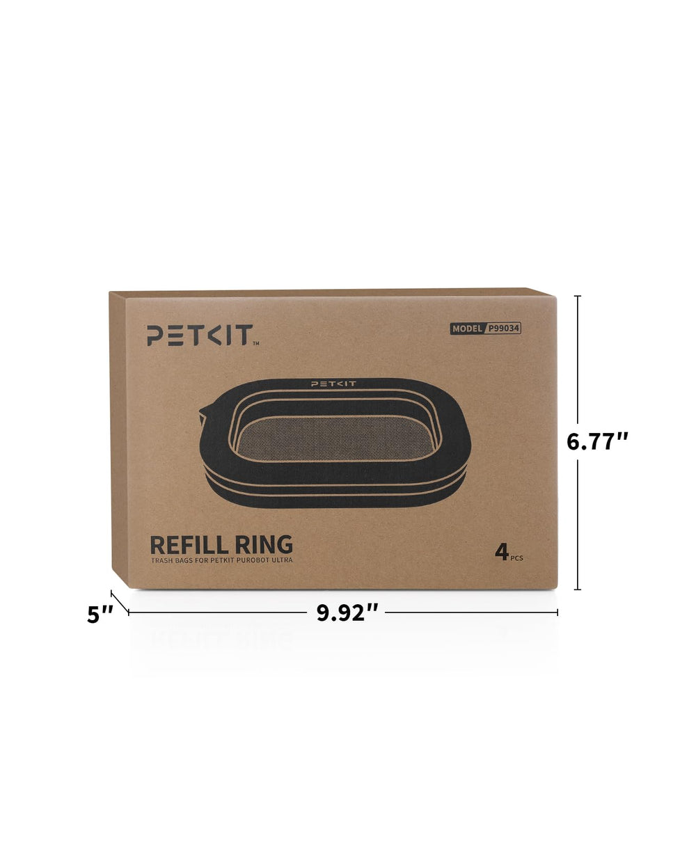 PETKIT easy-install refill ring simplifies replacement.
