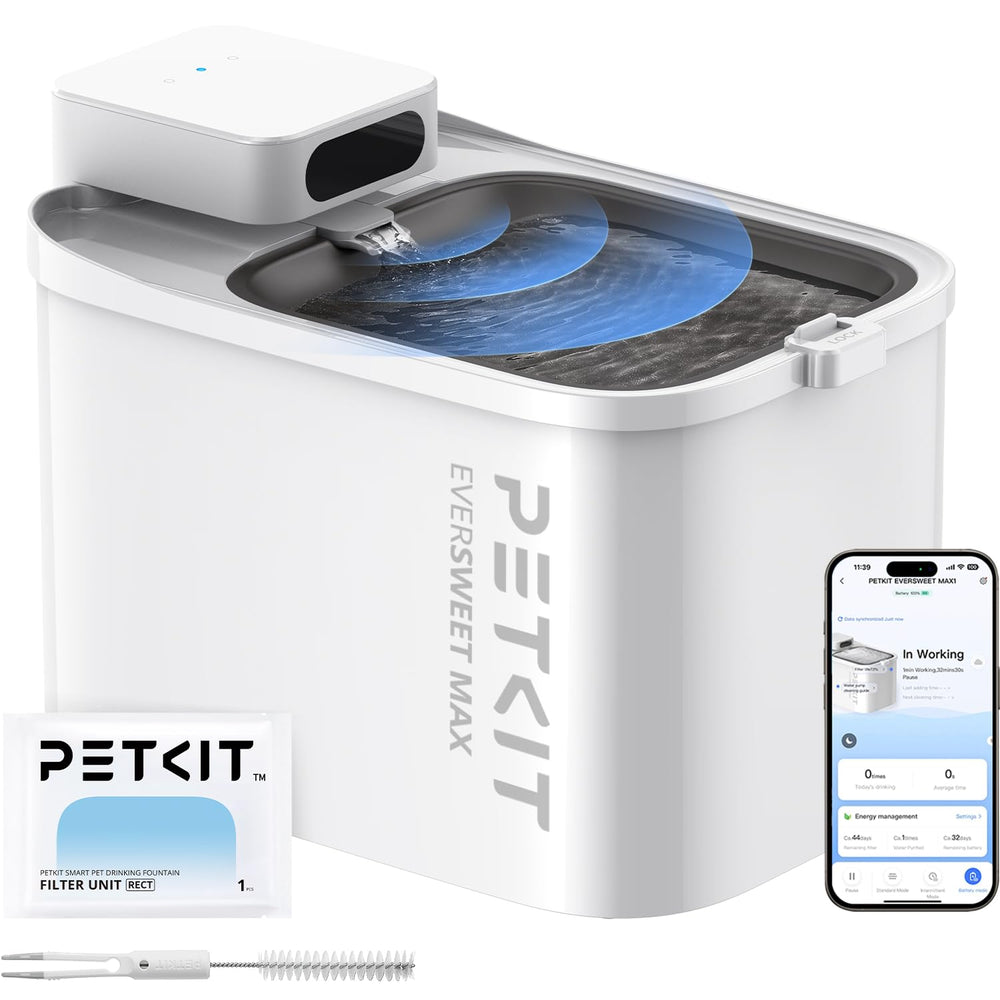 PETKIT EVERSWEET MAX assembly view highlighting cordless convenience for any room