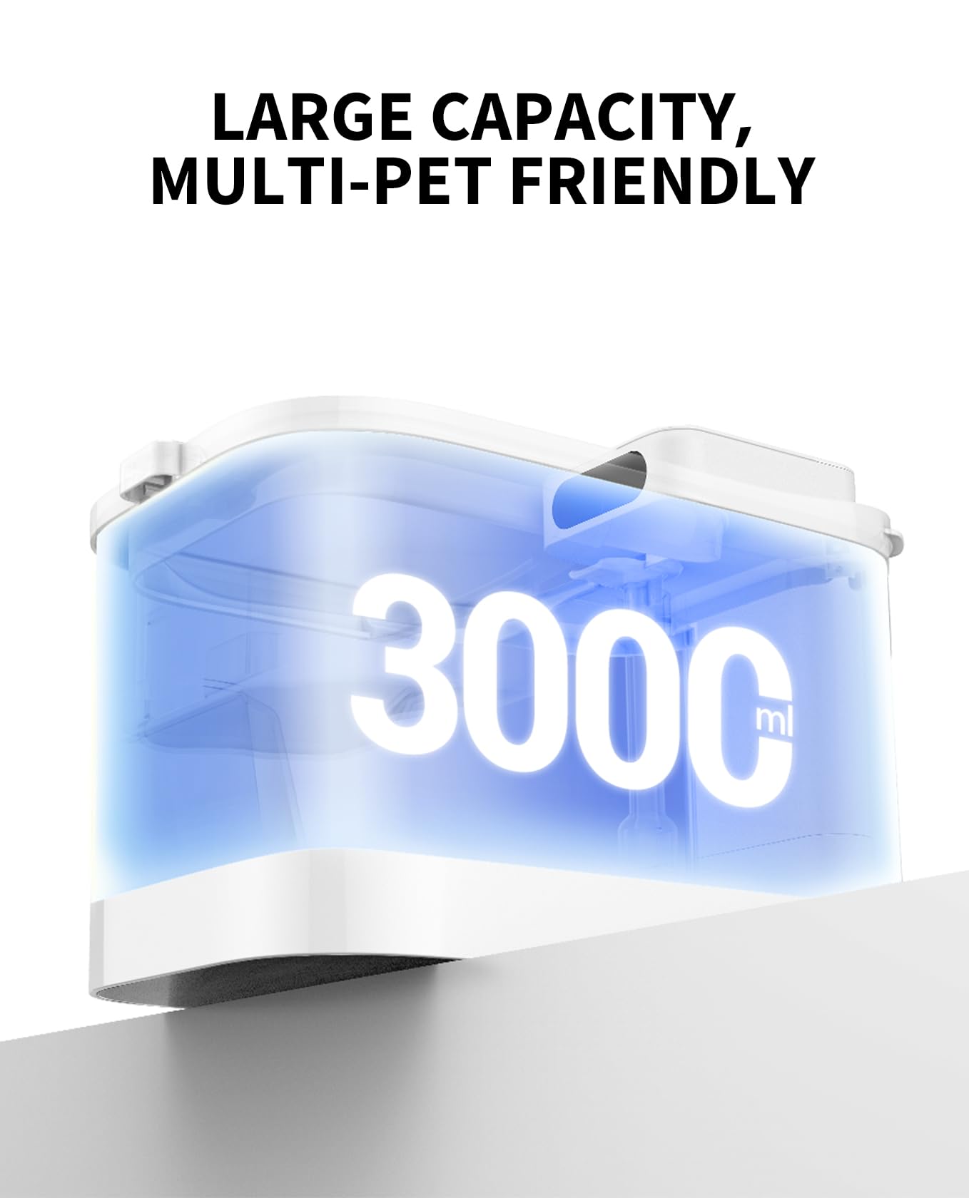 Motion sensor activation as the pet approaches the fountain