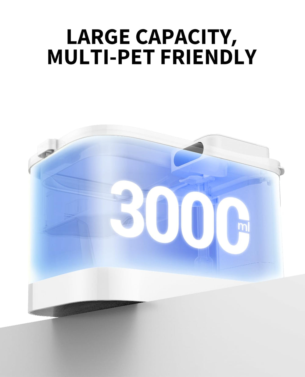 Motion sensor activation as the pet approaches the fountain