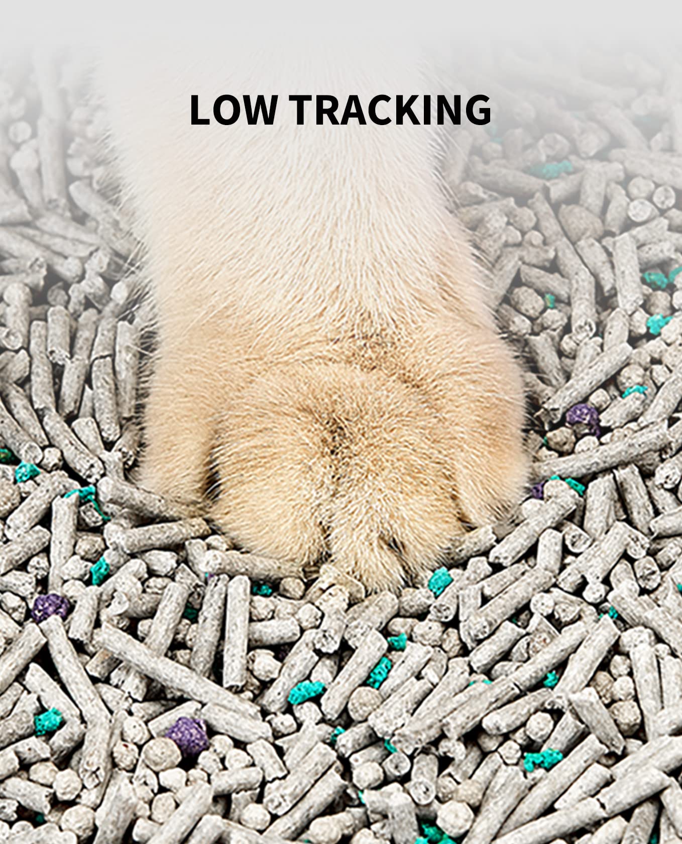PETKIT Mixed Cat Litter deodorant particles help maintain freshness.