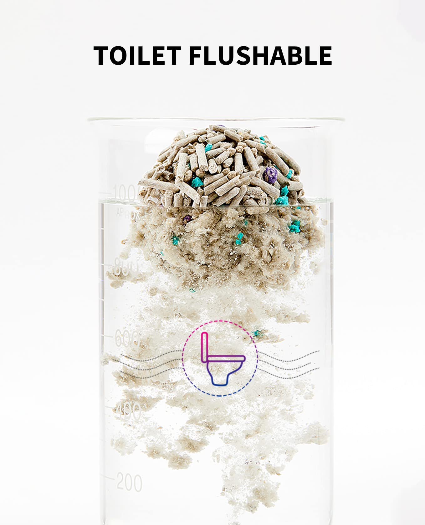 PETKIT Mixed Cat Litter is dust-free for cleaner air around the box.