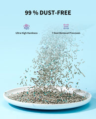 PETKIT Mixed Cat Litter is water-flushable for easy disposal in small amounts.