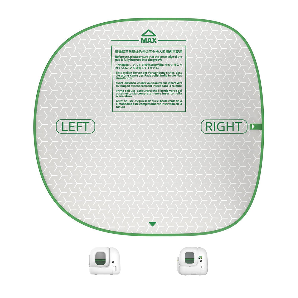 PETKIT New Cat Litter Pad Max installation in PURAMAX 2 for quick setup and leak prevention.