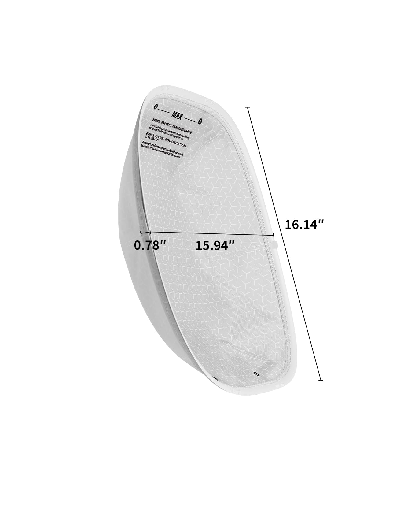PETKIT PuraMax dimension-16x15-7x0-8-inch precisely fits the unit
