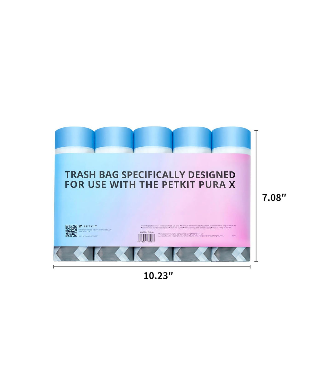 PETKIT PuraMax disposal bags prevent leaks during disposal