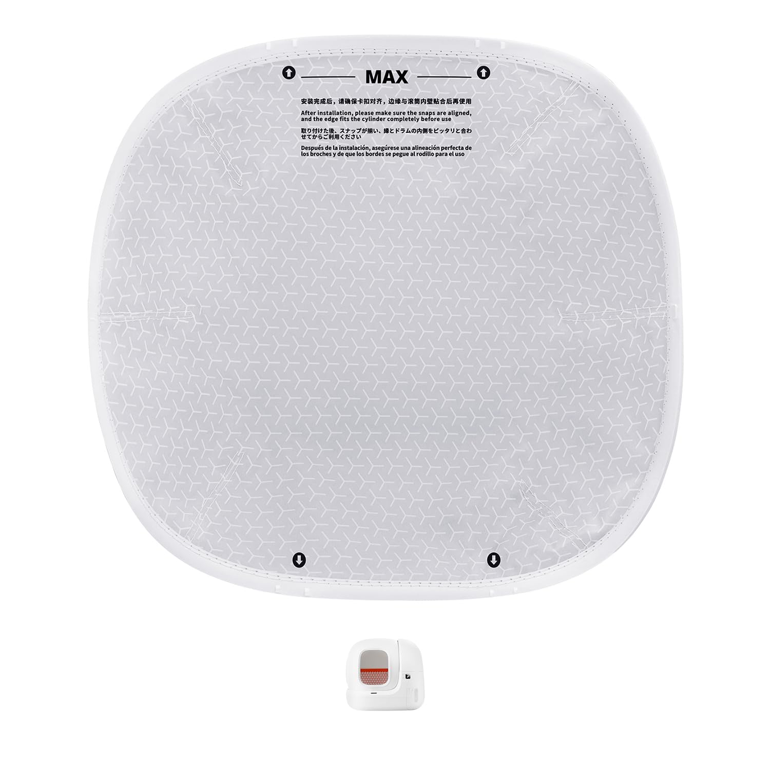 PETKIT PuraMax replacement litter pad for a clean surface and daily use