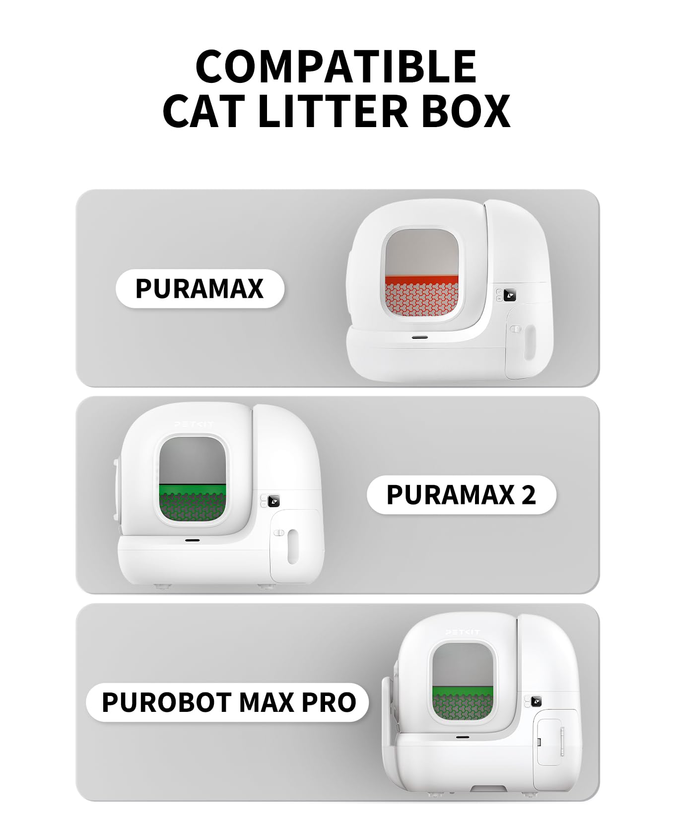 PETKIT Puramax2 liner roll demonstrates easy disposal with drawstrings.