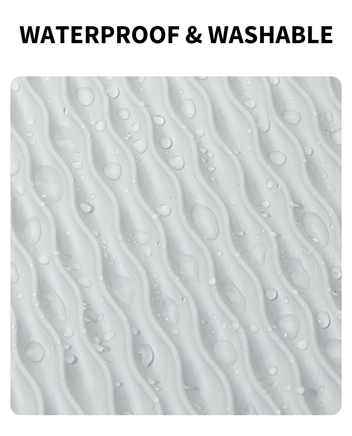 PETKIT PURAMAX2 gray litter mat keeps floors clean.