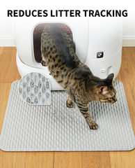 PETKIT PUROBOT Max Pro gray mat fits automatic litter boxes.