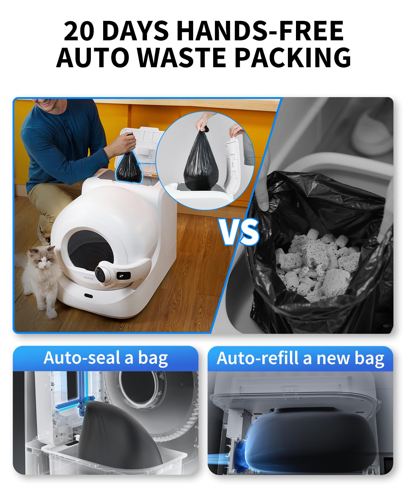 PETKIT Purobot Ultra 5G WiFi setup enables remote viewing and control
