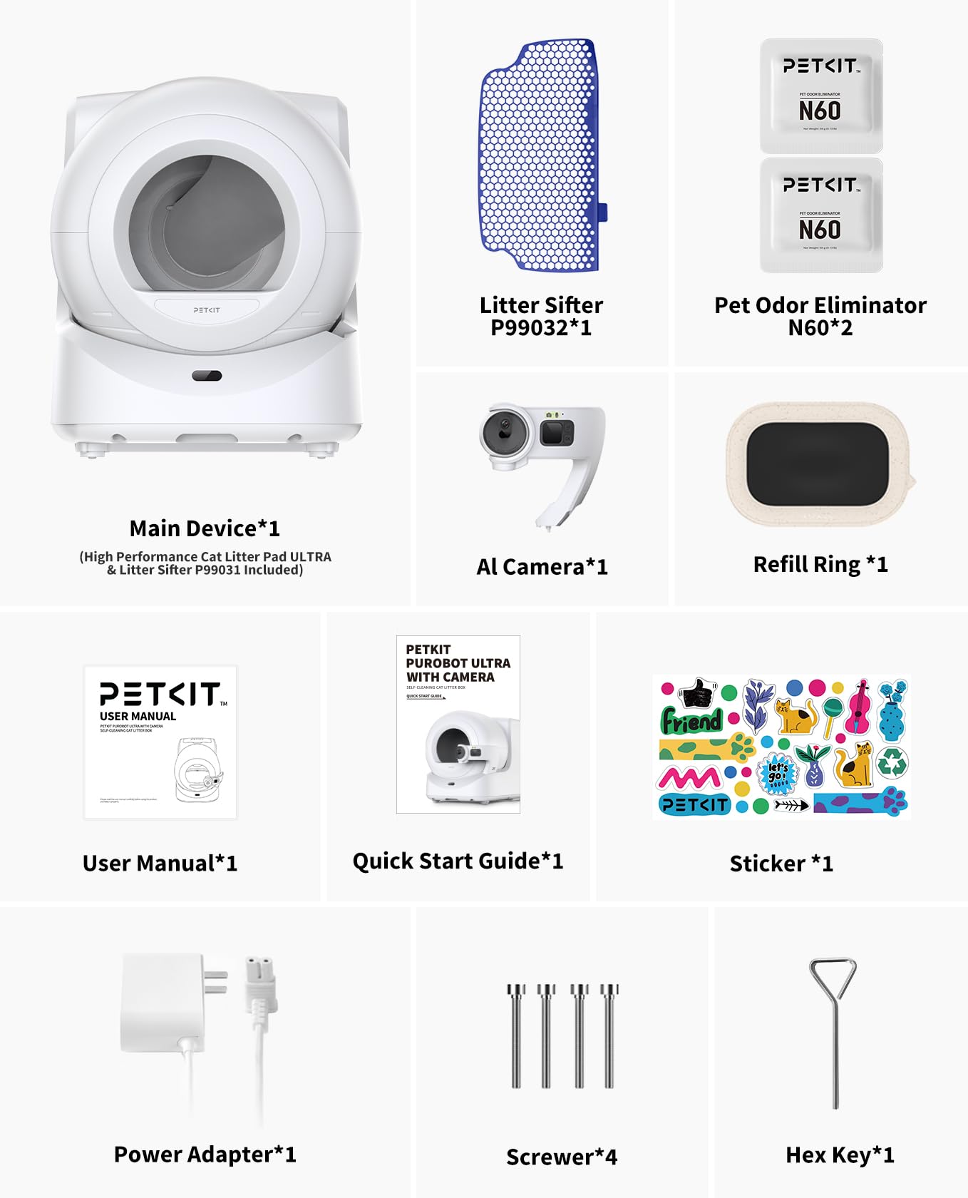 PETKIT Purobot Ultra 10L bin supports weeks of low-scoop use