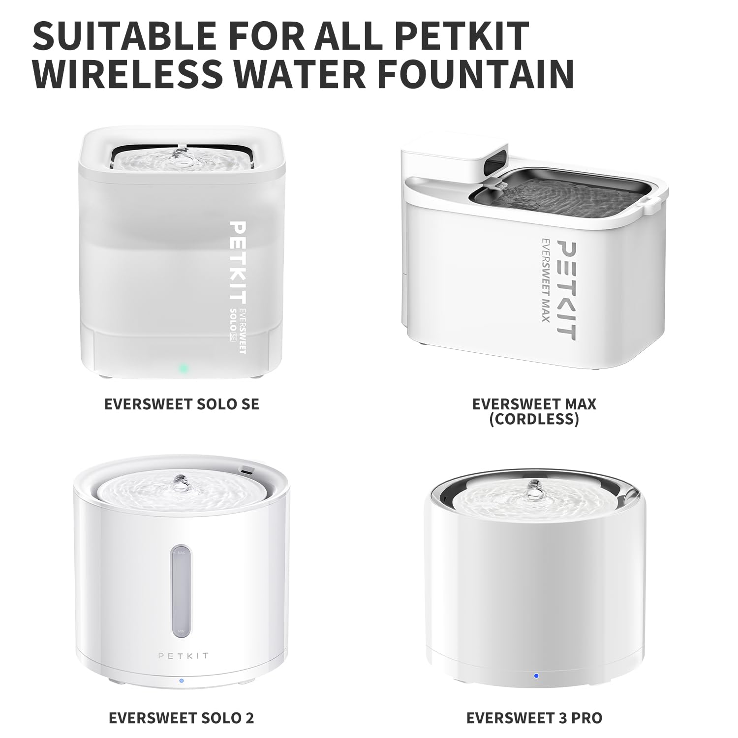 PETKIT replaced pump for Eversweet Solo 2 supports reliable hydration with simple disassembly.