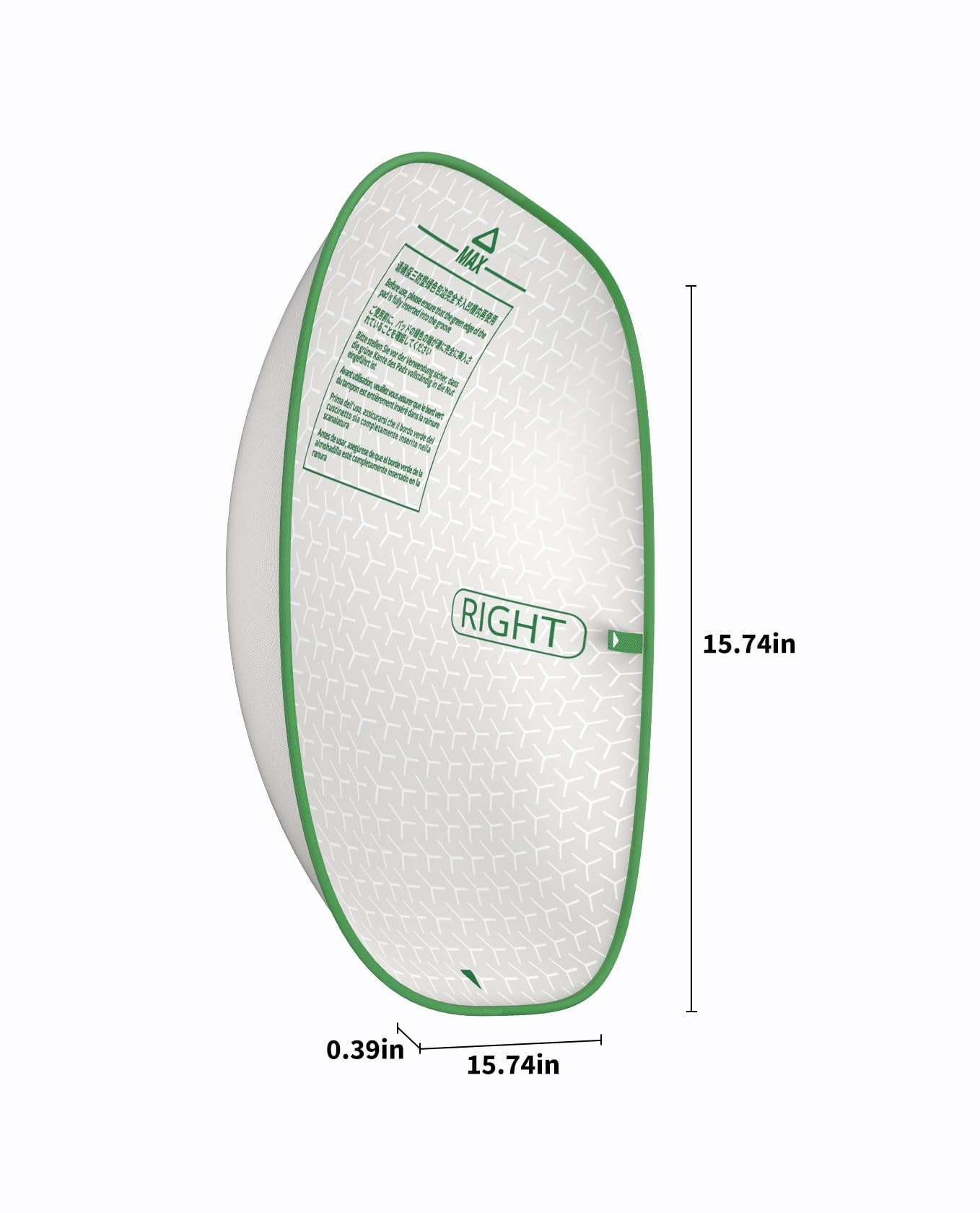 PETKIT seamless edge design prevents leaks around the pad.