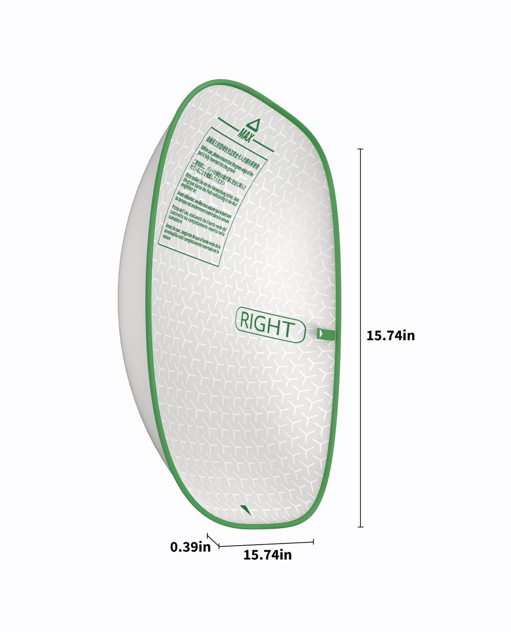 PETKIT seamless edge design prevents leaks around the pad.
