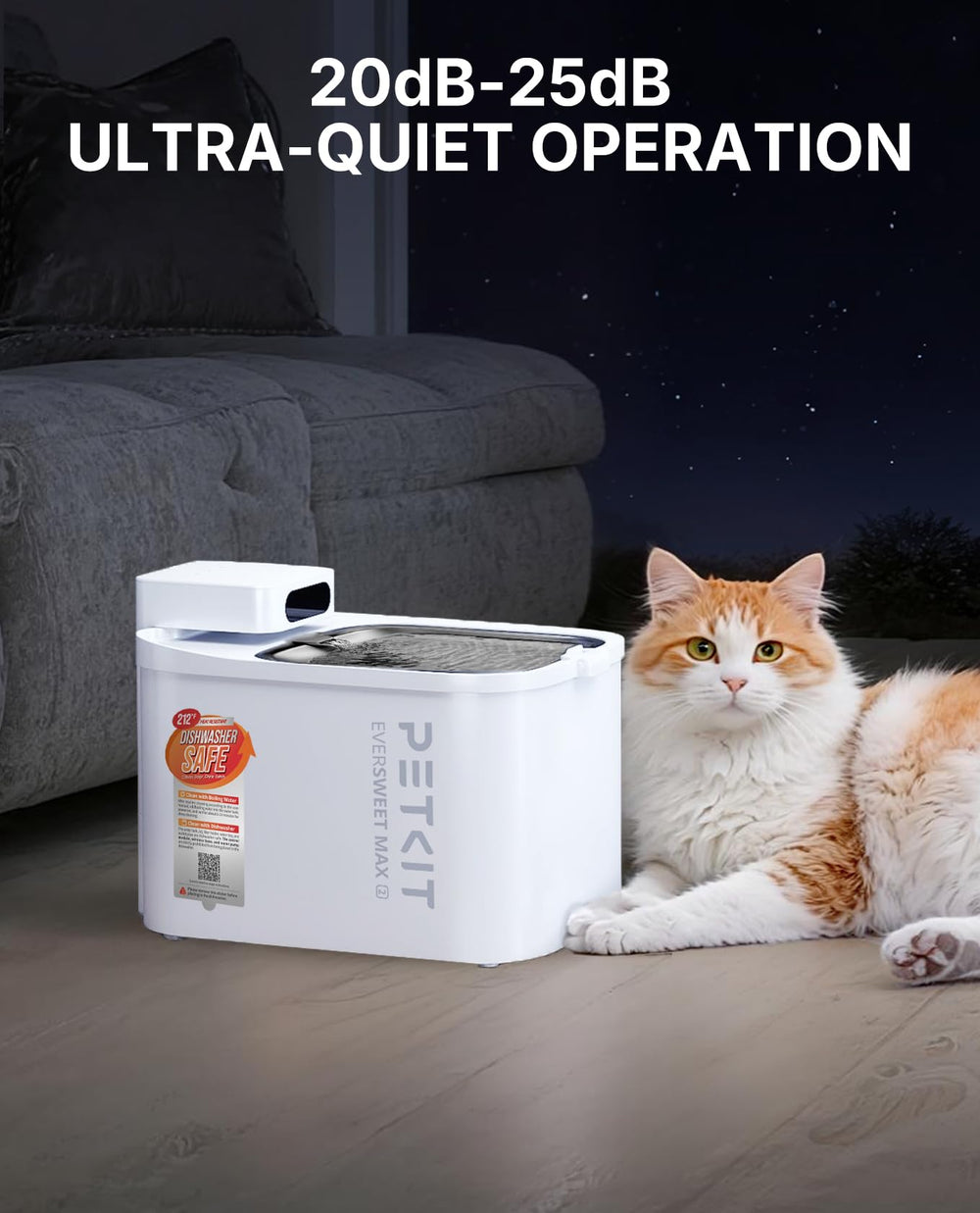 PETKIT 3L capacity in use for multiple pets