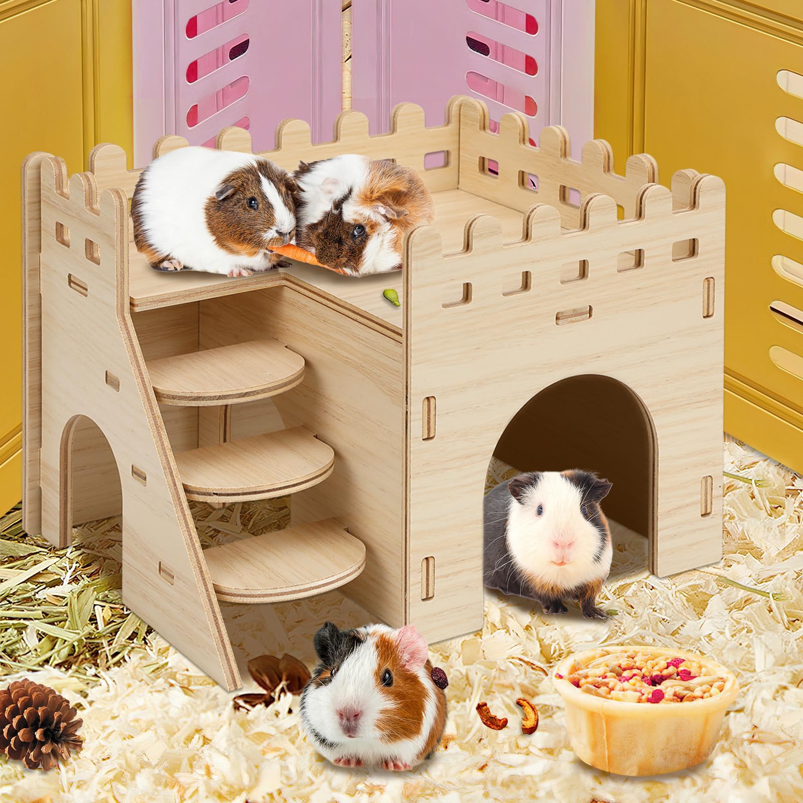 PETKNOWS castle hideaway adds space for quiet, interactive pet downtime