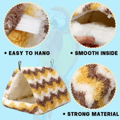 PETKNOWS plush nest decor for cages adds charm and comfort to the space.