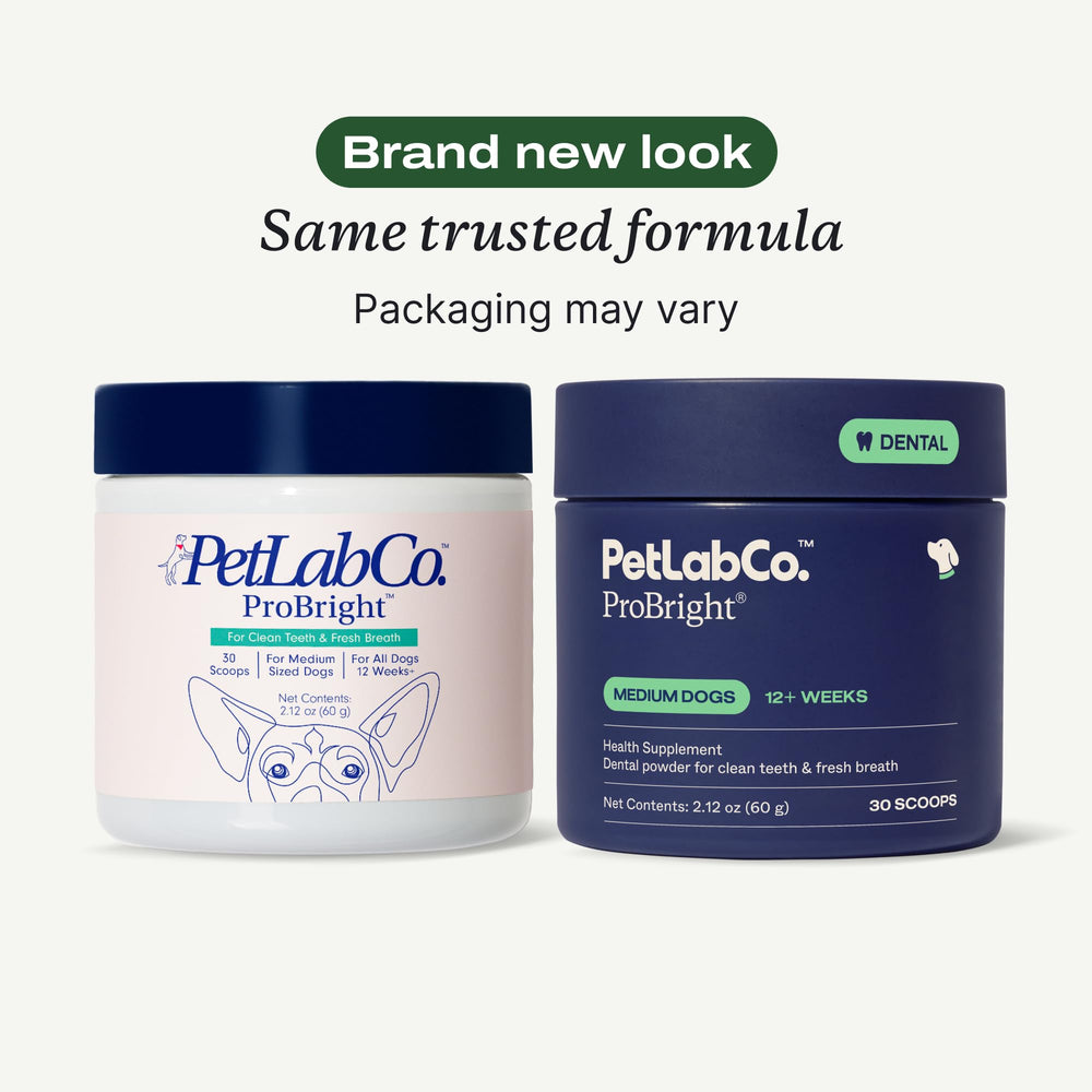 PetLab Co. ProBright daily sprinkle promotes simple, brushing-free care.