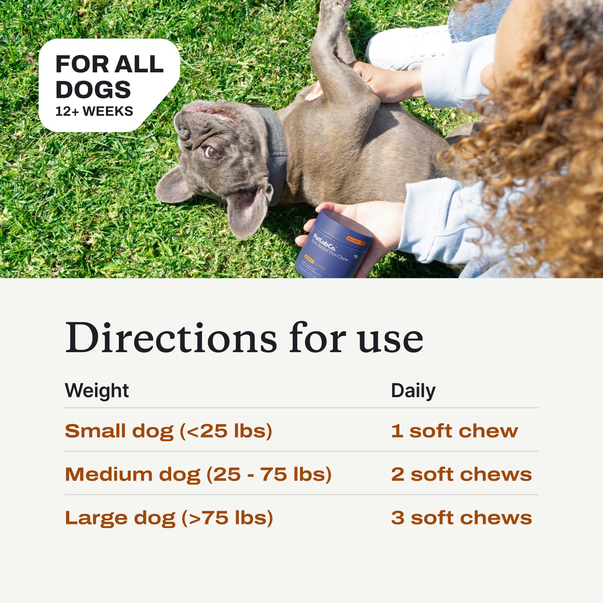 PetLab Co Made in USA, premium quality dog supplement.