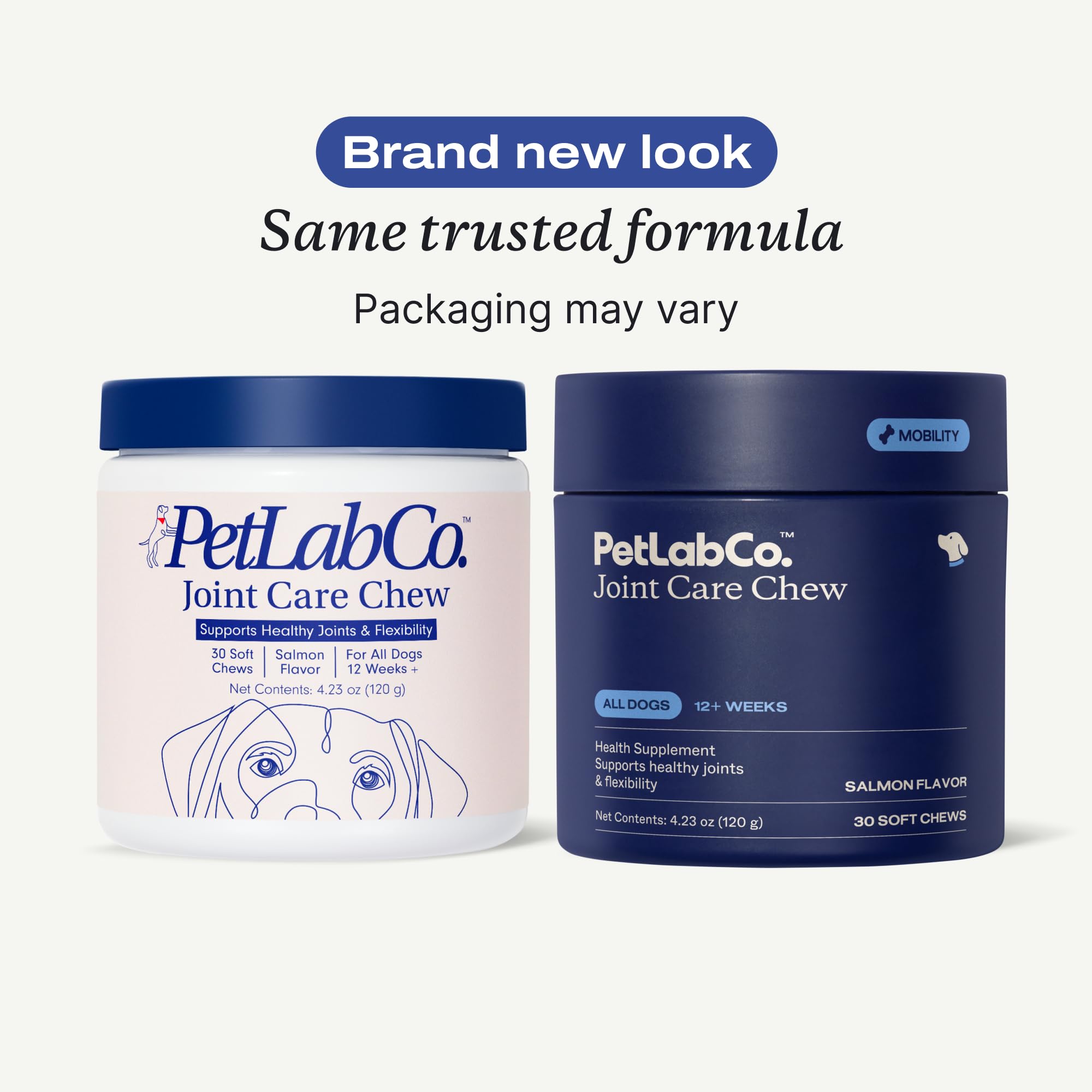 PetLab Co Joint Care Chews salmon-flavor close-up highlighting palatability and chew-friendly texture.