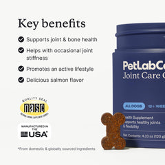 PetLab Co Joint Care Chews soft texture supports easy daily administration.