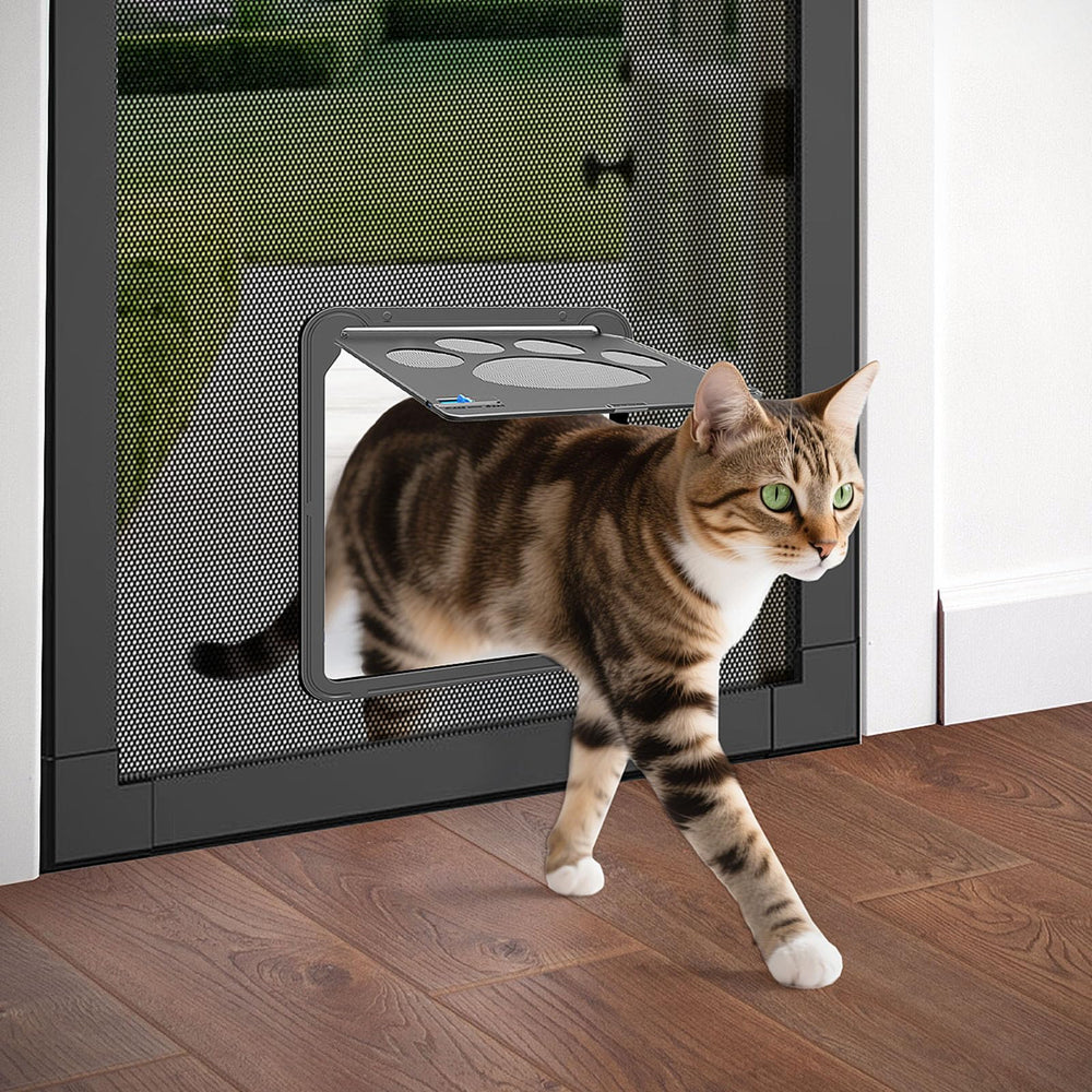 PETLESO includes screws and manual for quick, easy installation.