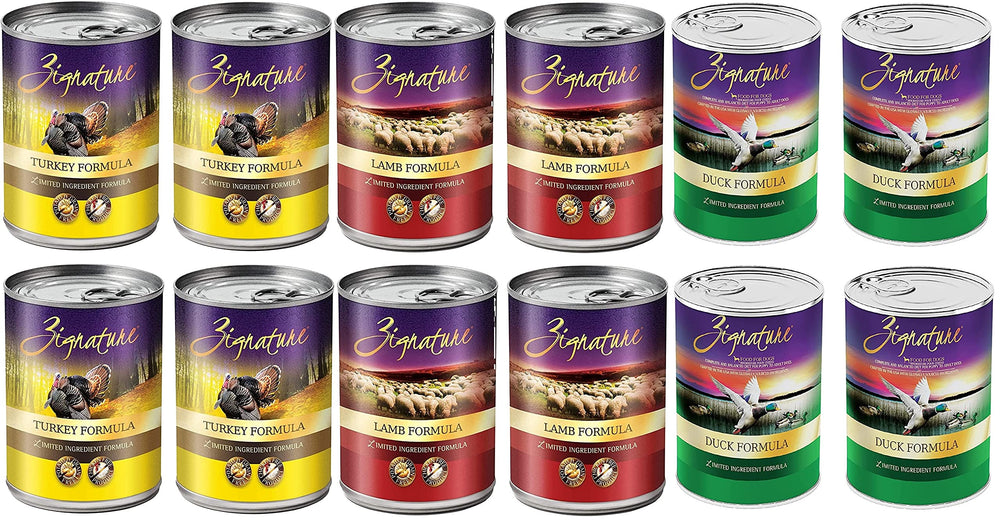 Petlewa Zignatur grain-free lamb can for protein-rich meals.