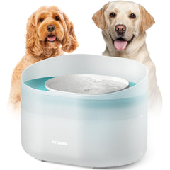 PETLIBRO 2.1Gal large-capacity water fountain shown with visible water level.