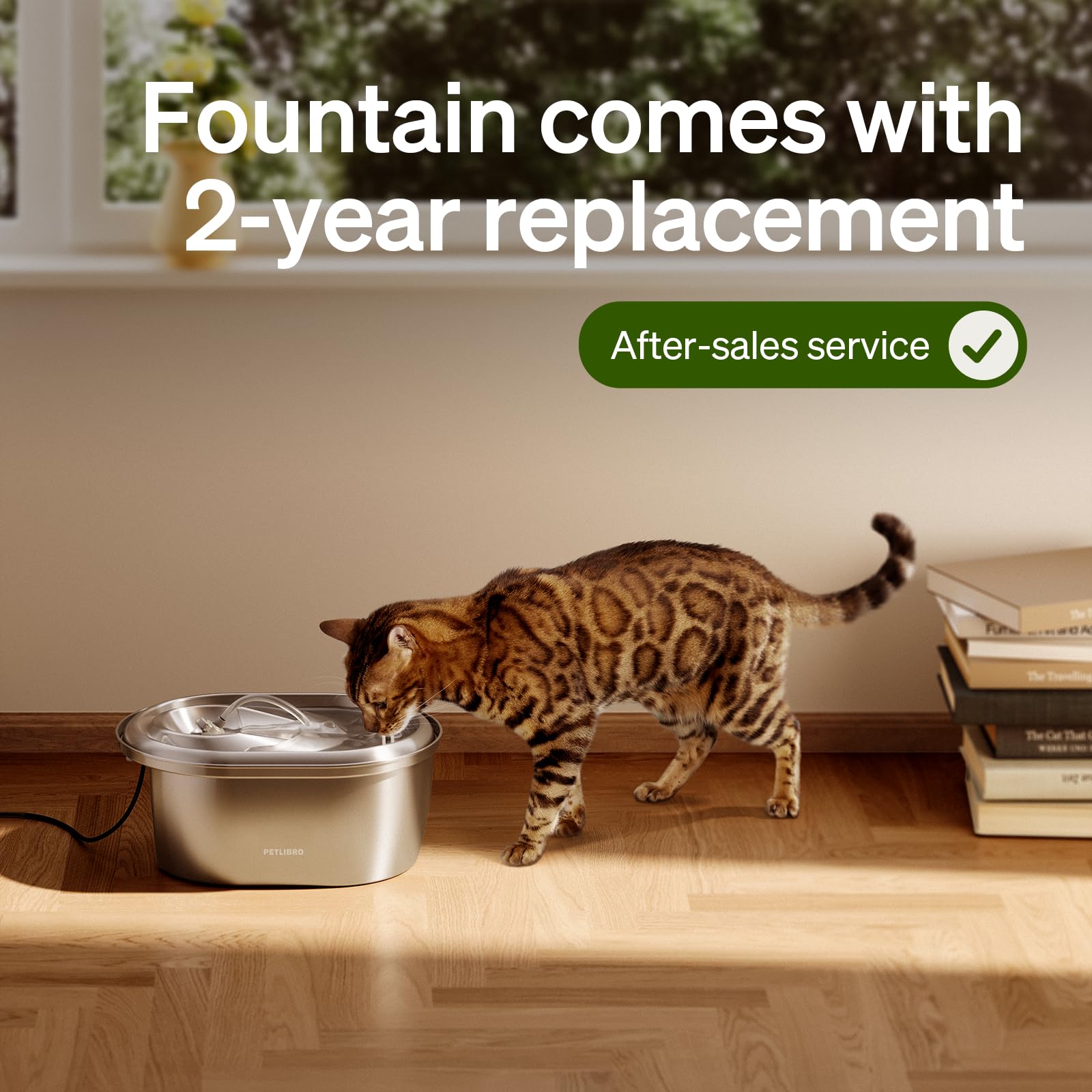Fits PETLIBRO 2L and 3L stainless steel fountains