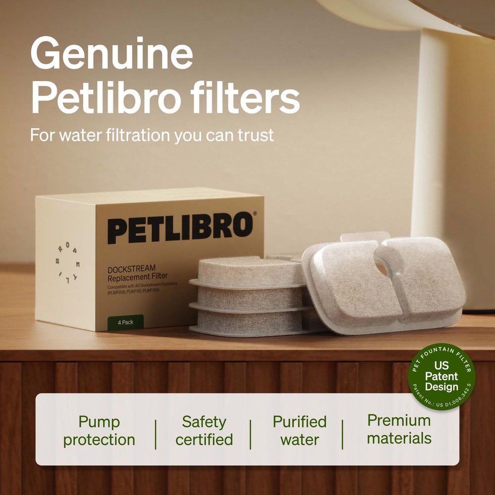 PETLIBRO activated carbon layer reduces odors to encourage drinking