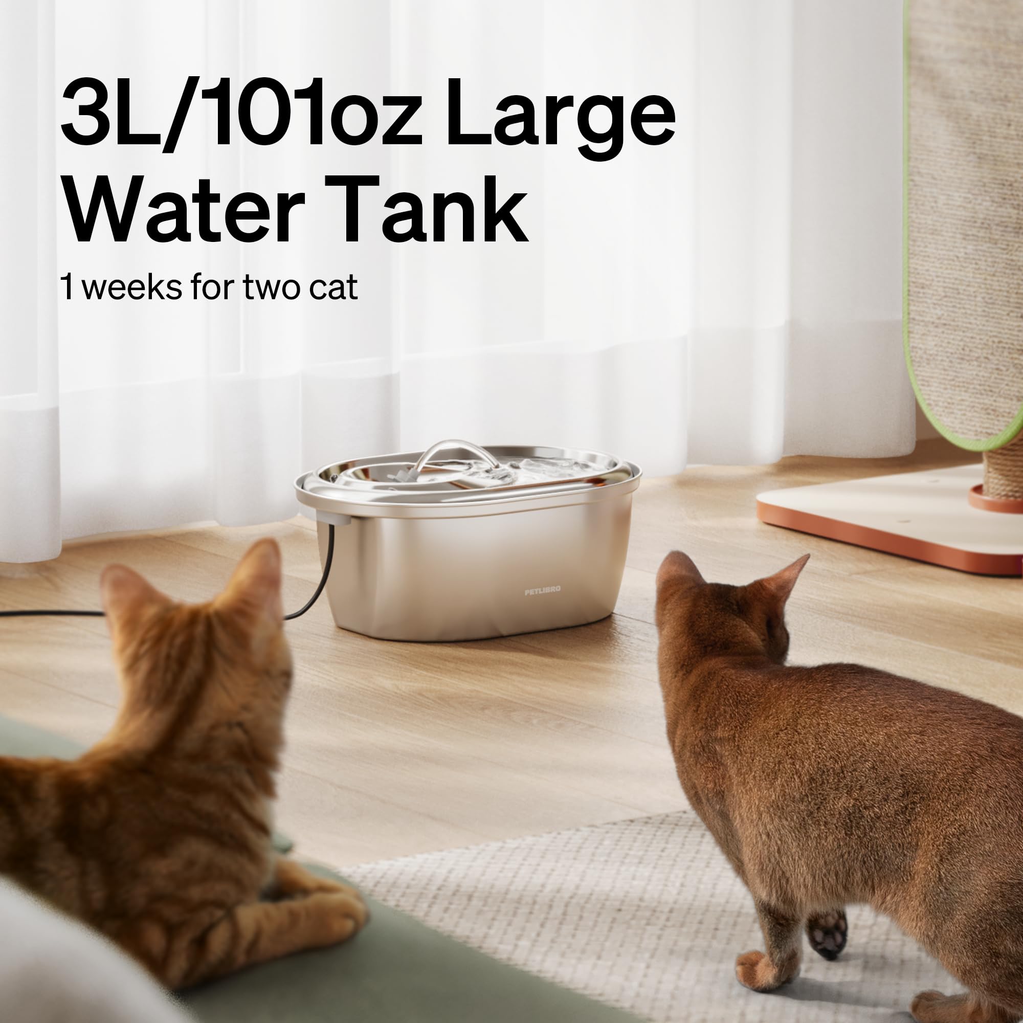 PETLIBRO adjustable water flow control demonstrates pet-friendly customization