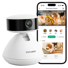 PETLIBRO AI Dog Camera with 360° view for comprehensive monitoring at home