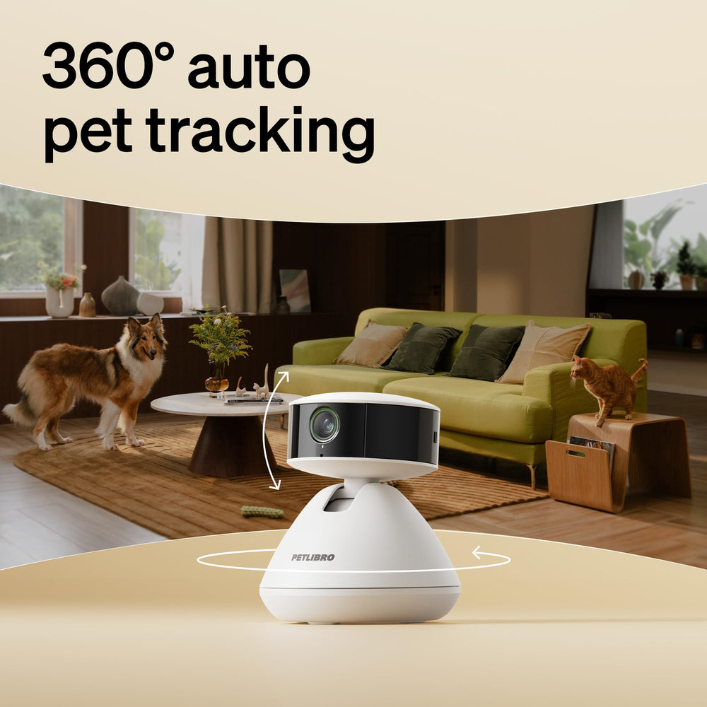 PETLIBRO AI Dog Camera with human detection for added security