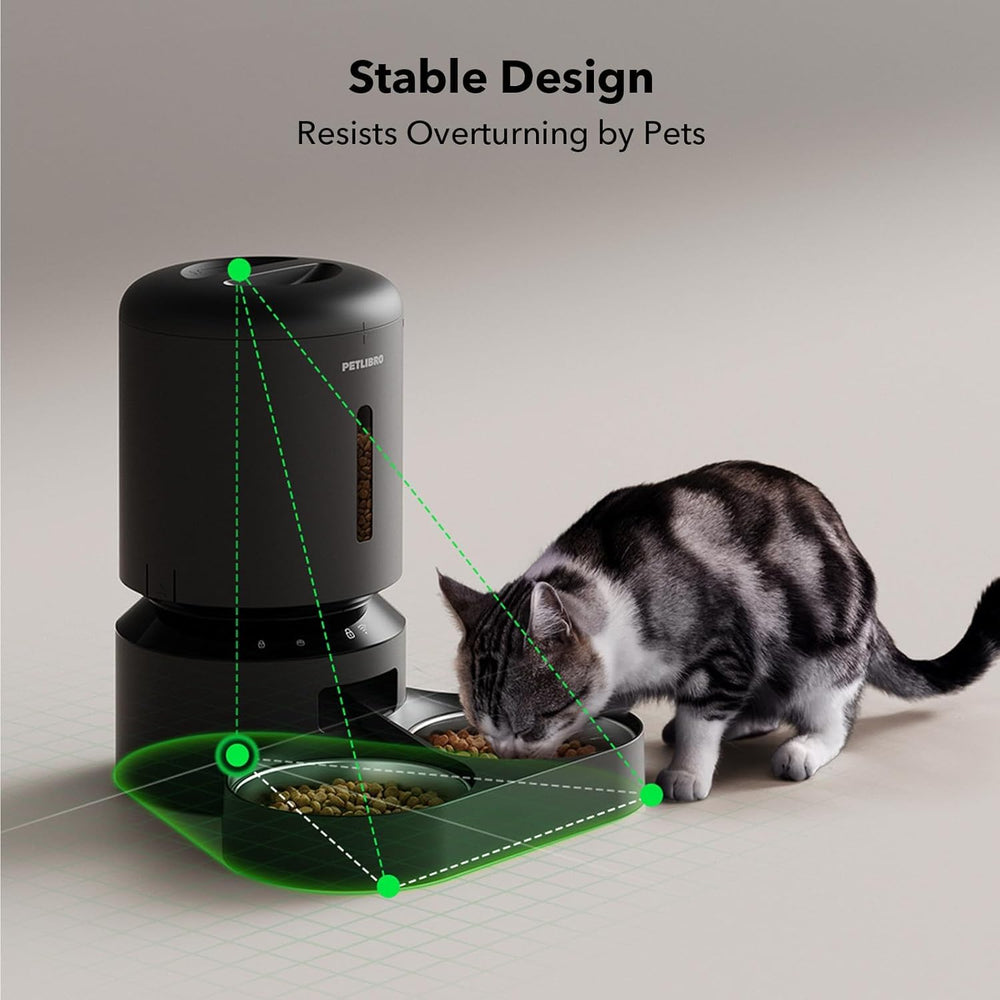 PETLIBRO dual power supply guards against outages.