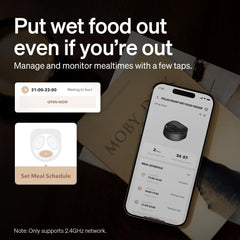 PETLIBRO app control screen showing remote feeding setup for convenience.