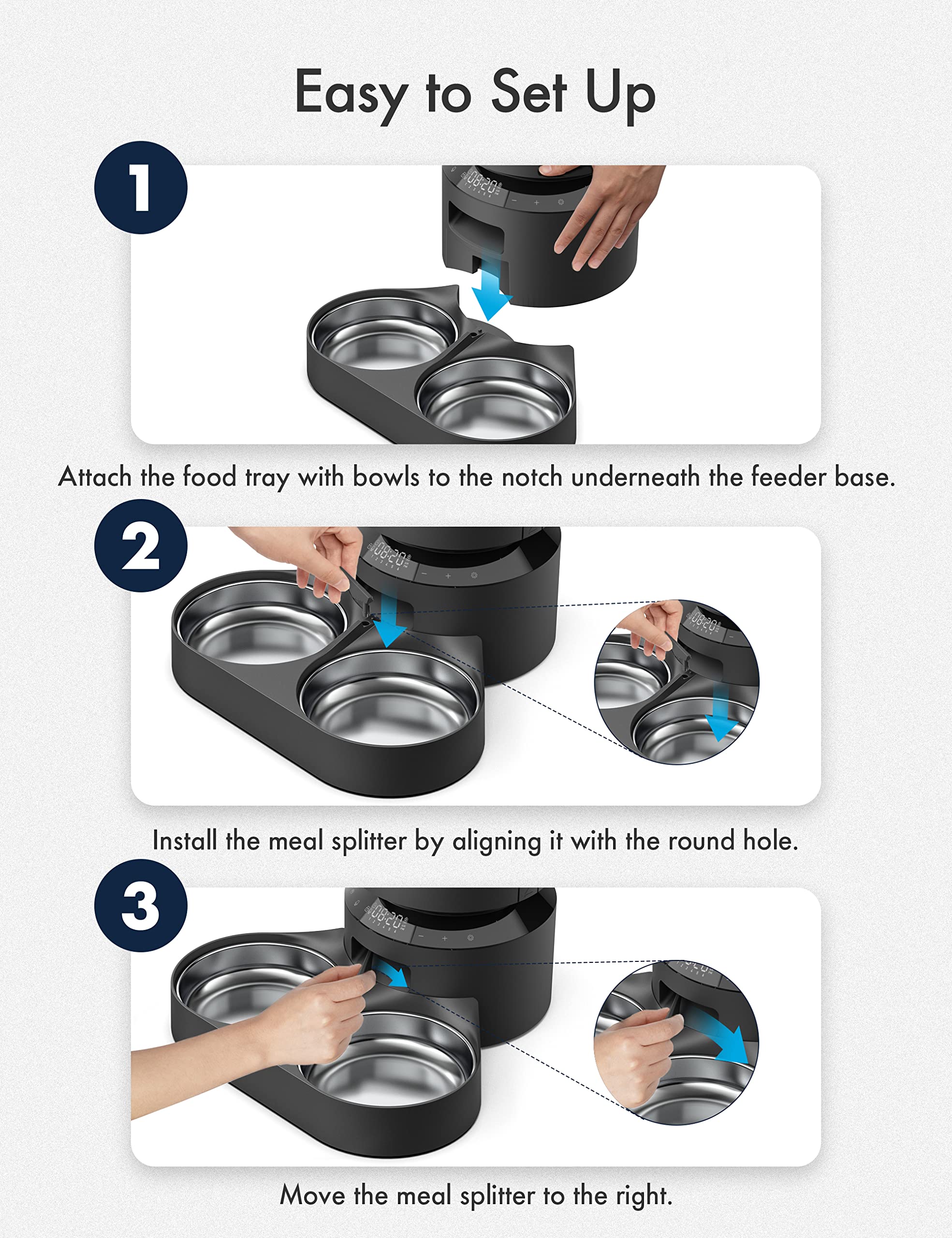 PETLIBRO automatic feeder app control lets you schedule meals remotely