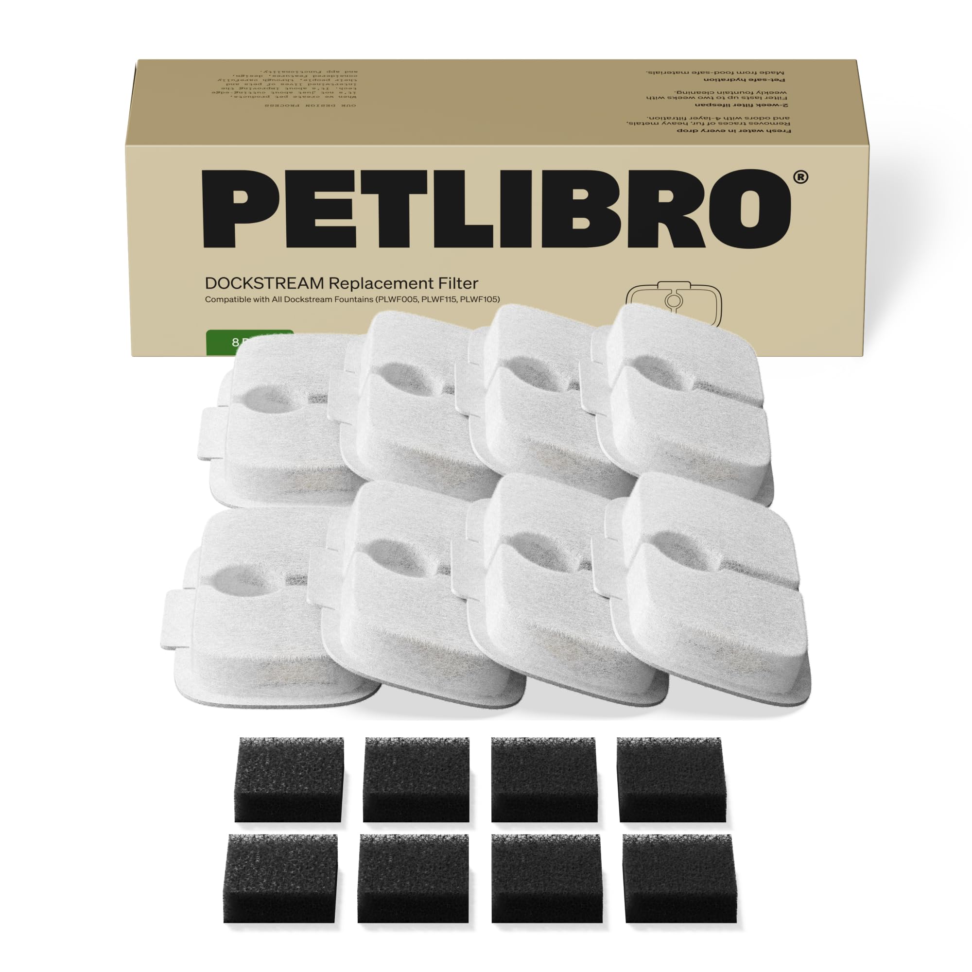 PETLIBRO cat fountain with this filter delivers fresh-tasting water.