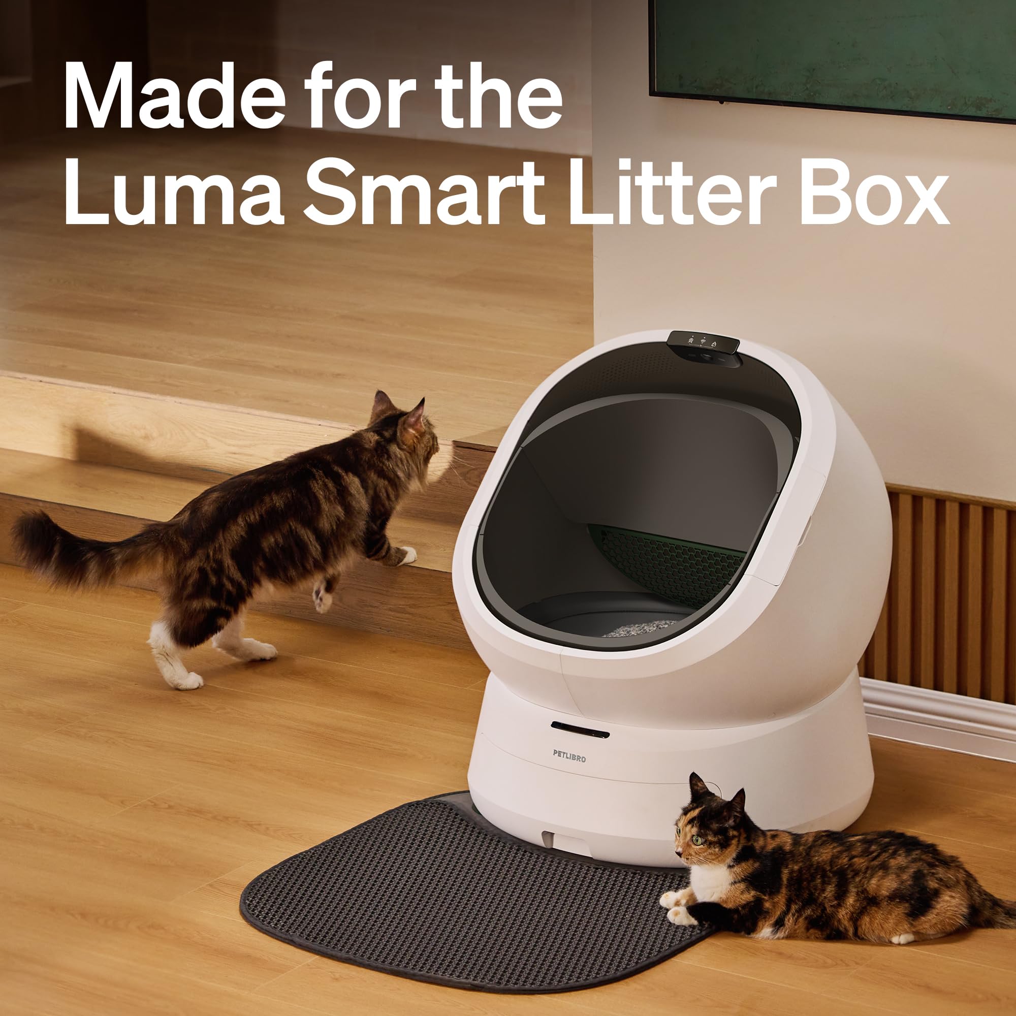 PETLIBRO mat surface features paw-friendly, non-toxic materials for cats.
