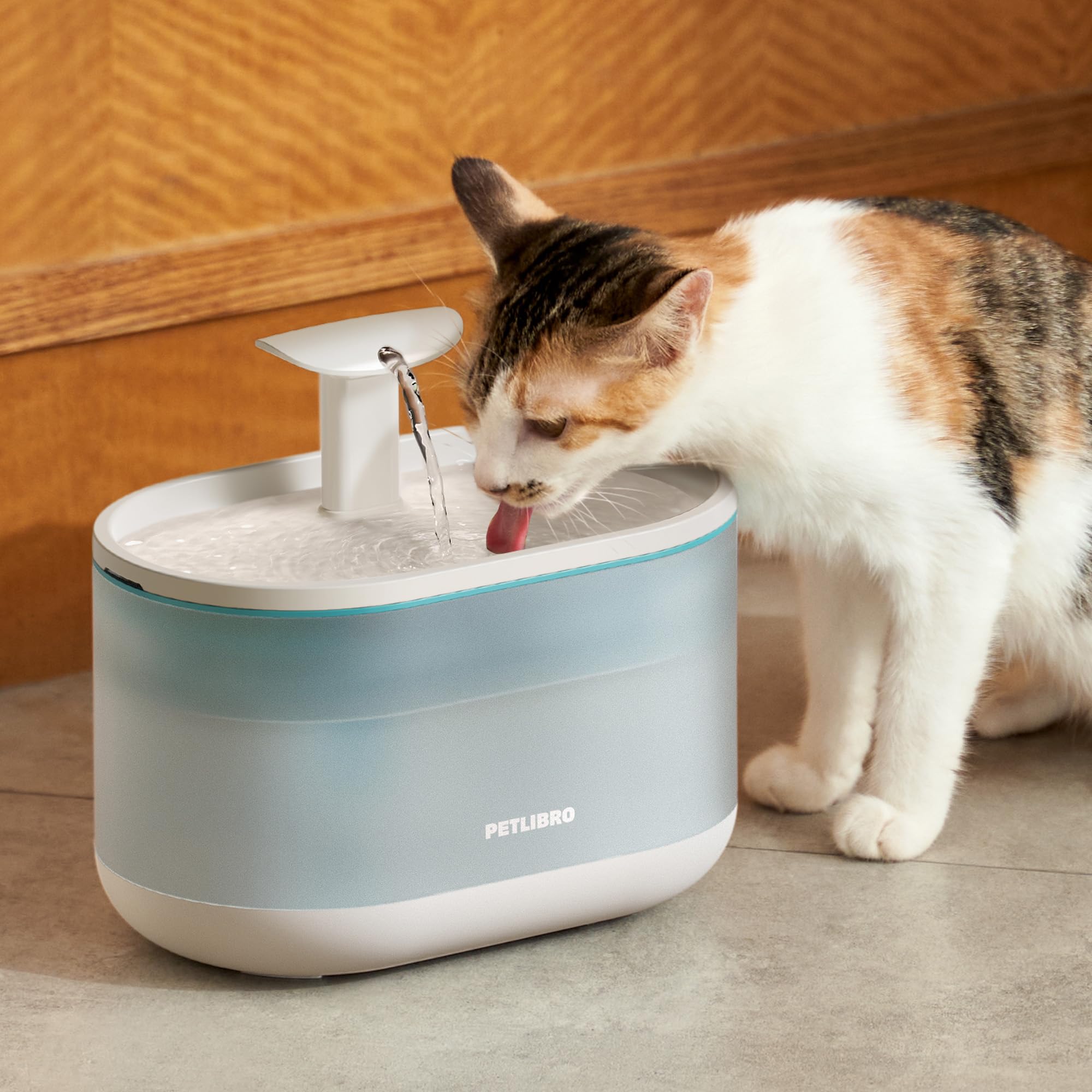 PETLIBRO cat fountain two-flow modes offer bubble and falling streams