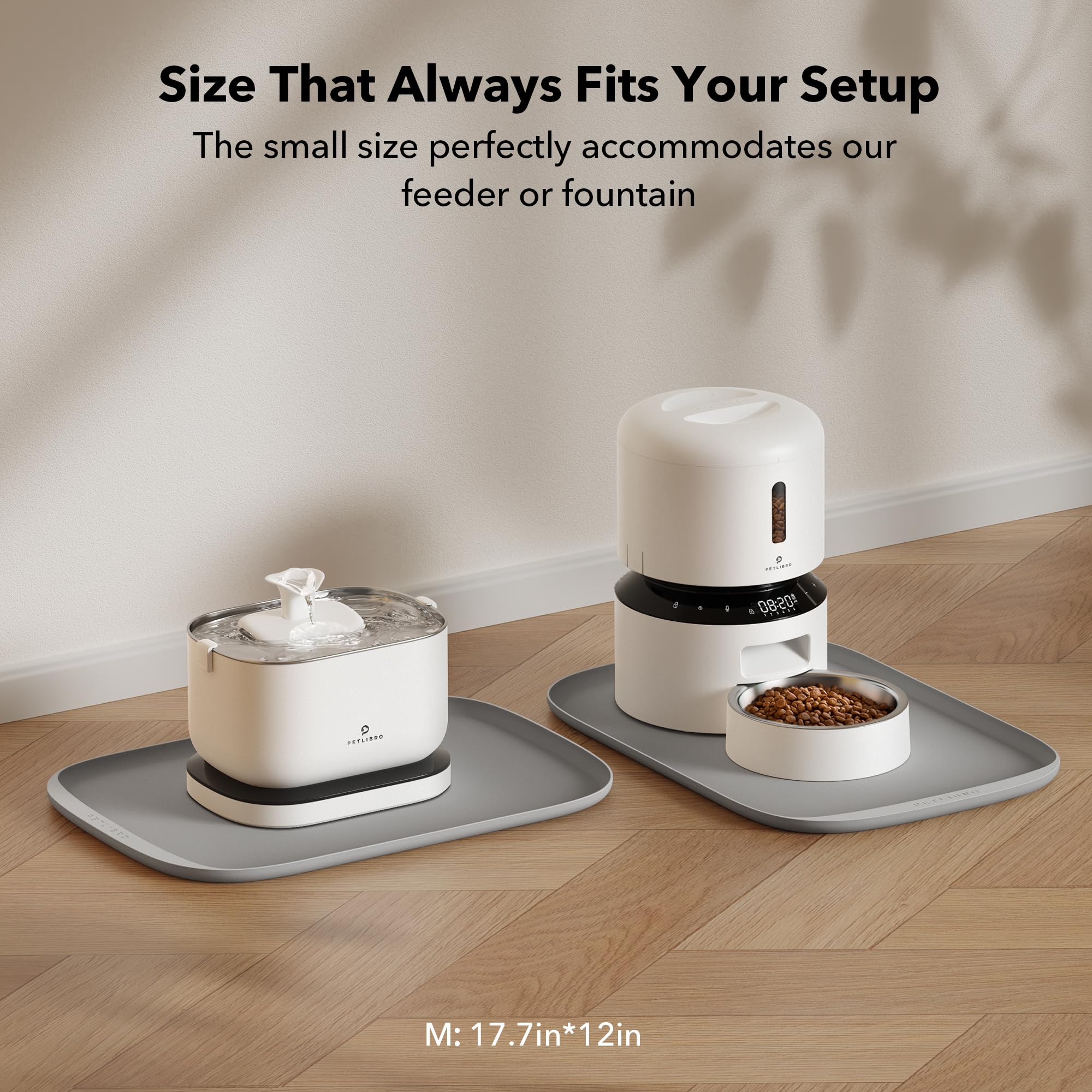 PETLIBRO Cove mat compatibility covers AF001 to AF103 single trays.