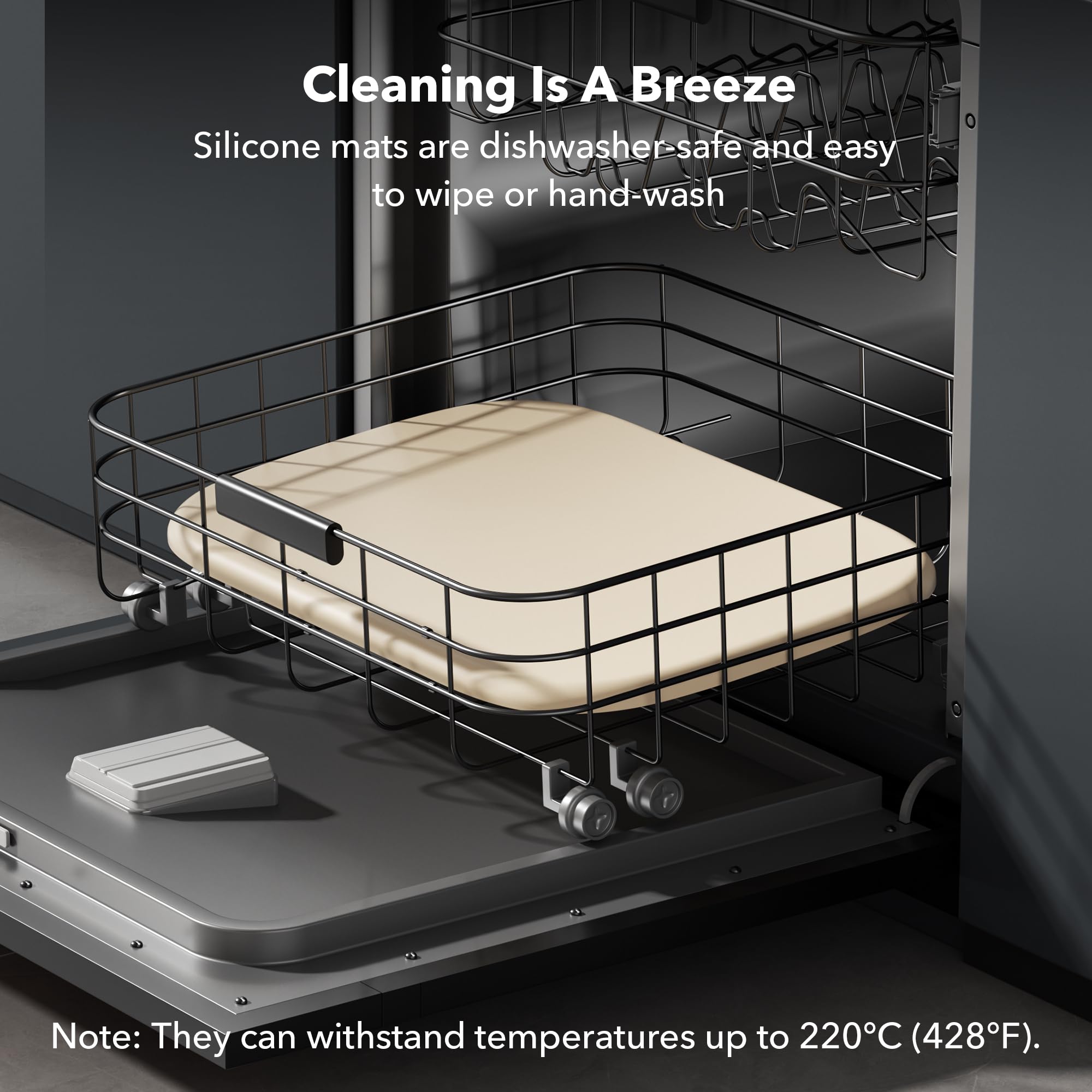 PETLIBRO Cove mat is dishwasher safe for easy cleanup.