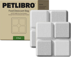 PETLIBRO desiccant bag 12-pack display keeps pet food dry and fresh