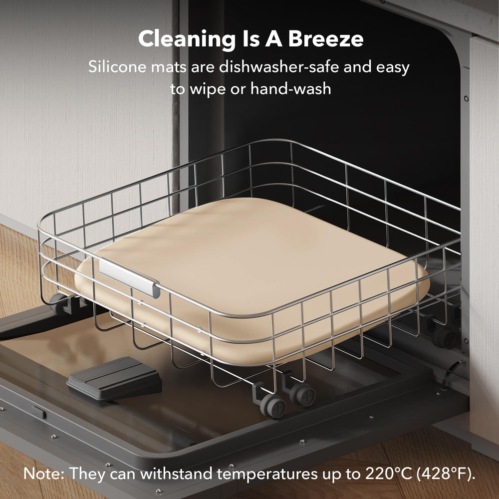 PETLIBRO heat-resistant silicone mat is dishwasher-safe for quick cleanup.