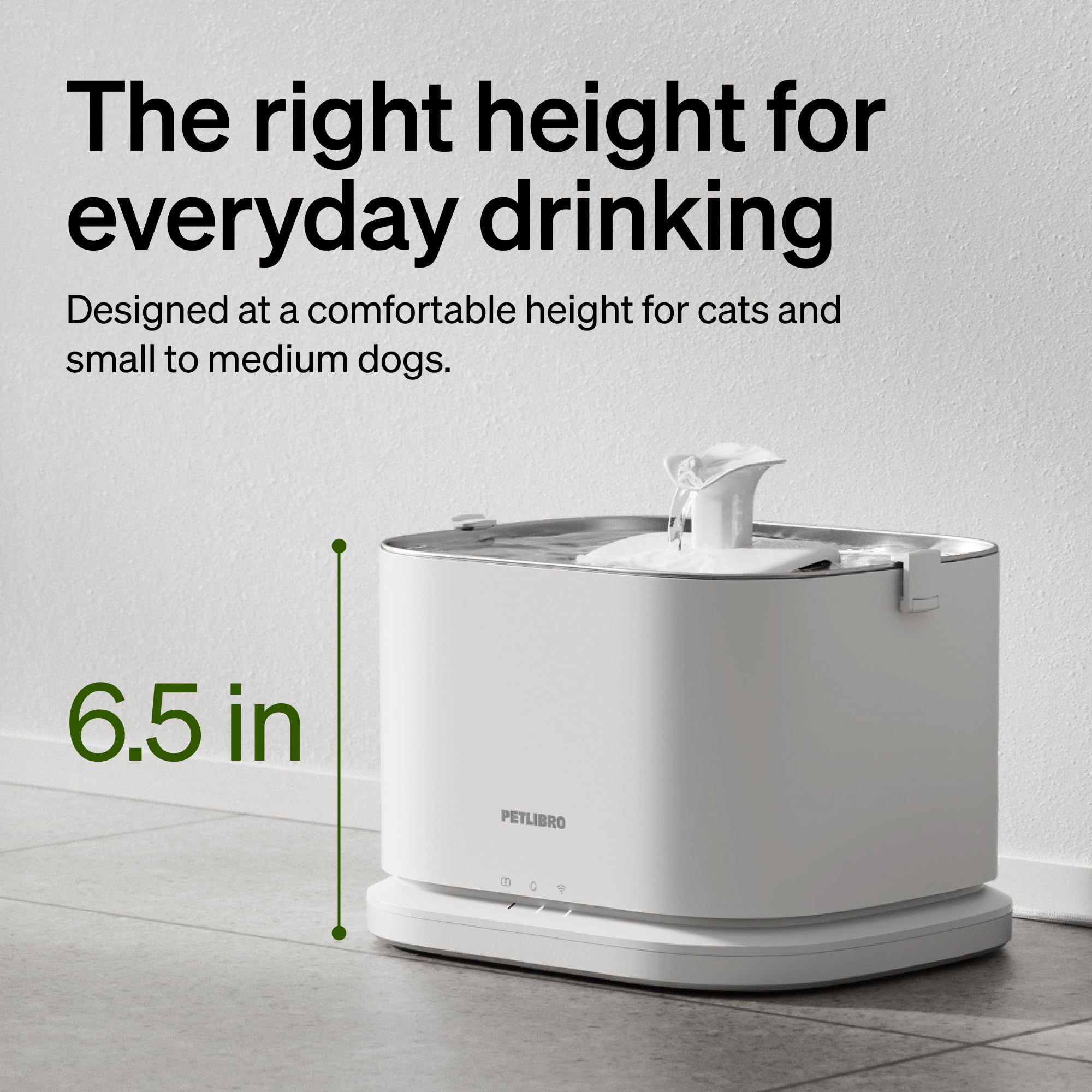 PETLIBRO Dockstream 2 easy-clean dishwasher-safe tray.